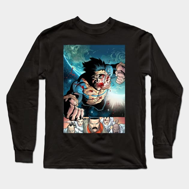 invincible poster Long Sleeve T-Shirt by super villain